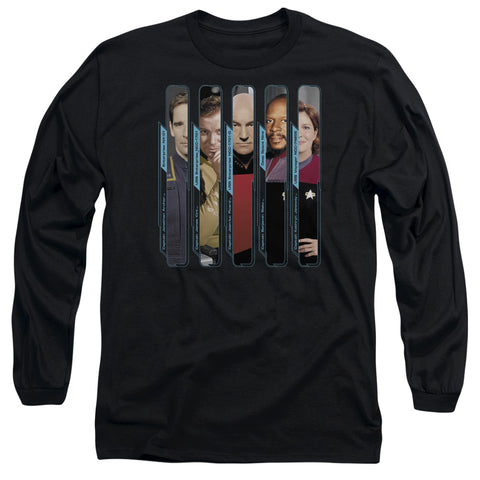 Star Trek/the Captains - L/s Adult 18/1 - Black