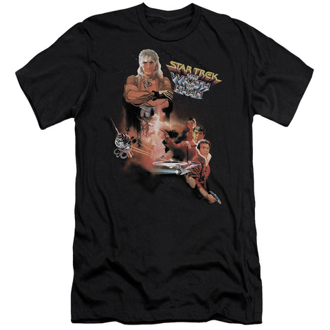 Star Trek/wrath Of Khan(movie) - S/s Adult 30/1 - Black