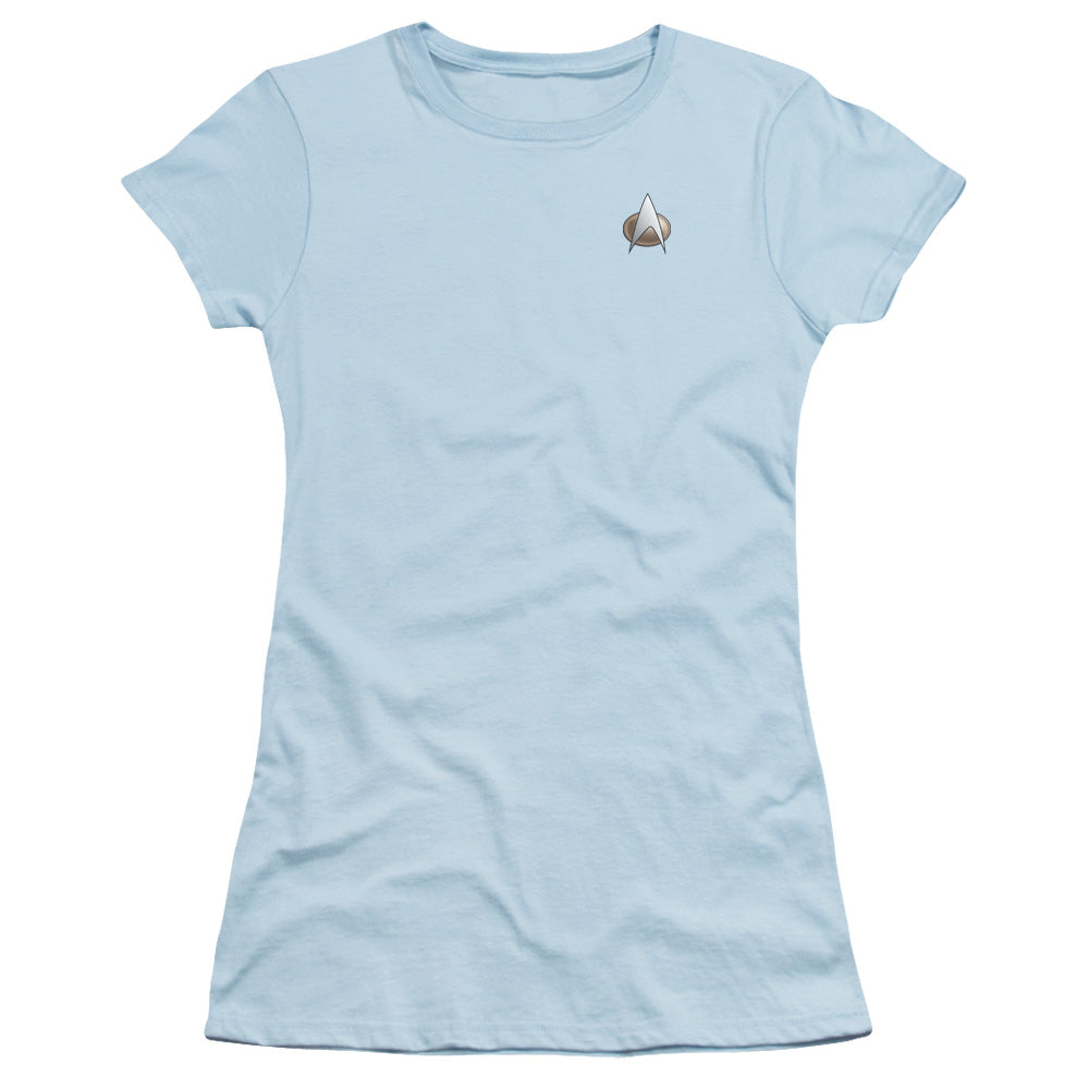 Juniors Sheer Cap Sleeve