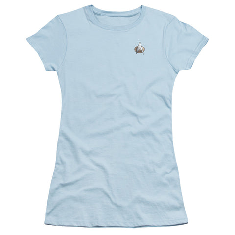 Juniors Sheer Cap Sleeve