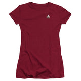 Juniors Sheer Cap Sleeve