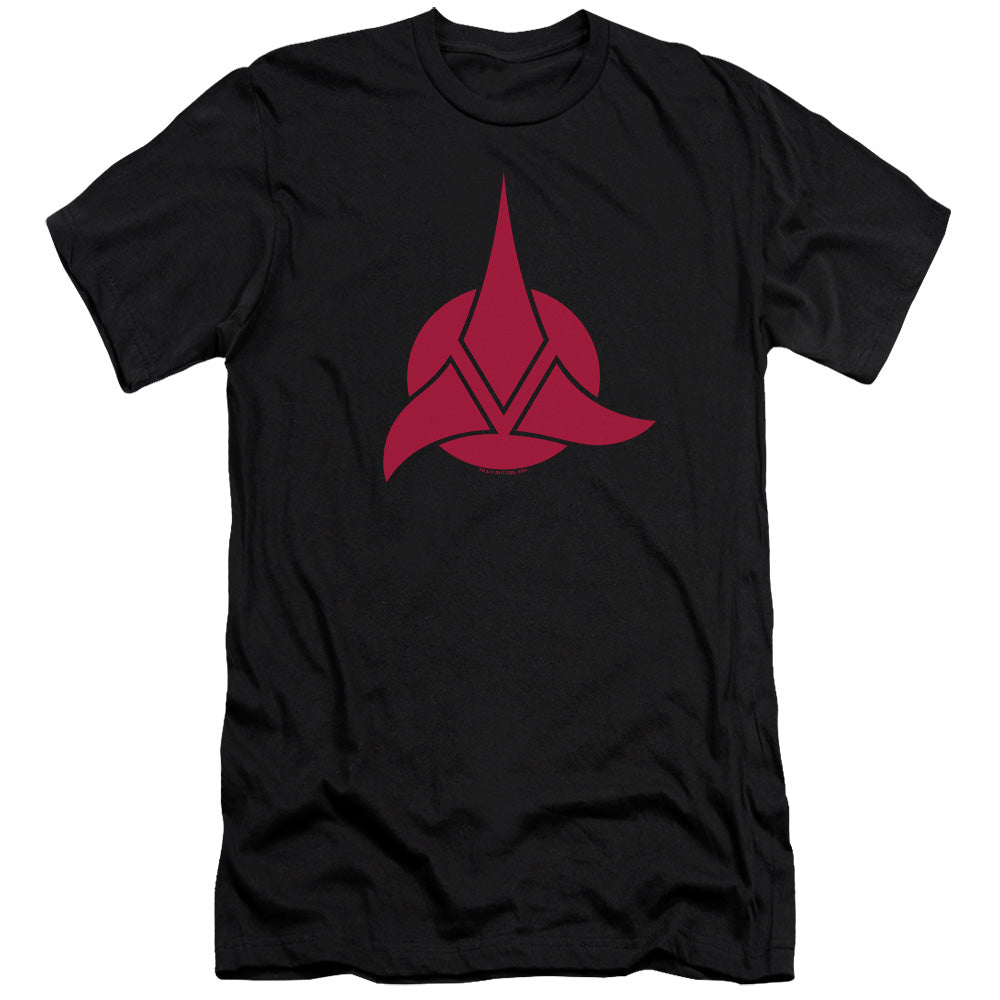 Star Trek/klingon Logo-premuim Canvas Adult Slim Fit 30/1-black