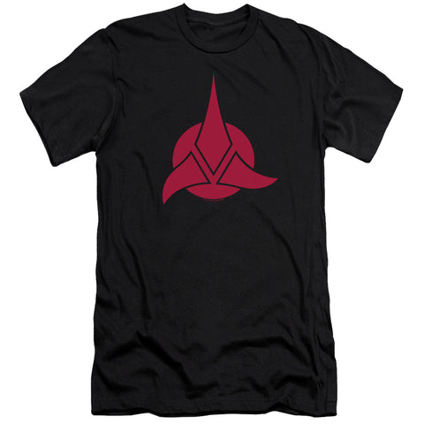 Star Trek/klingon Logo-premuim Canvas Adult Slim Fit 30/1-black