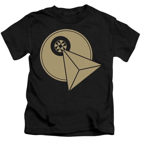 Star Trek/vulcan Logo - S/s Juvenile 18/1 - Black