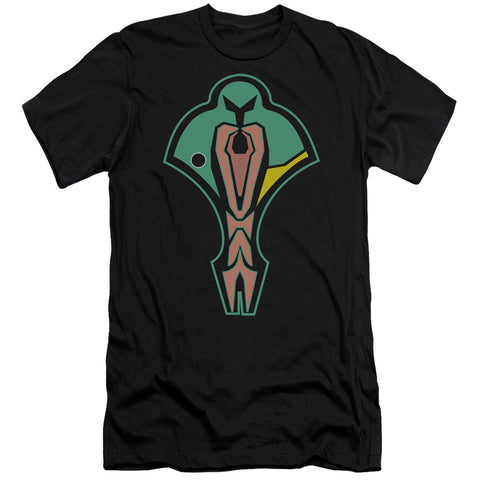 Star Trek/cardassian Logo-premuim Canvas Adult Slim Fit 30/1-black