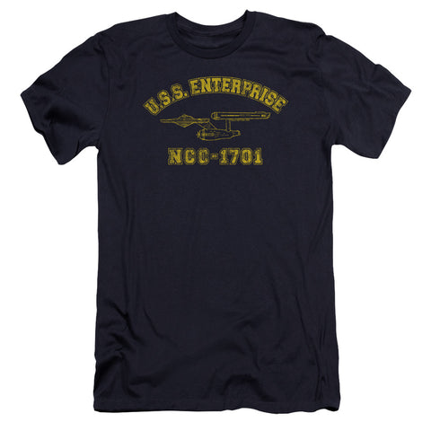 Star Trek/enterprise Athletic-premuim Canvas Adult Slim Fit 30/1-navy