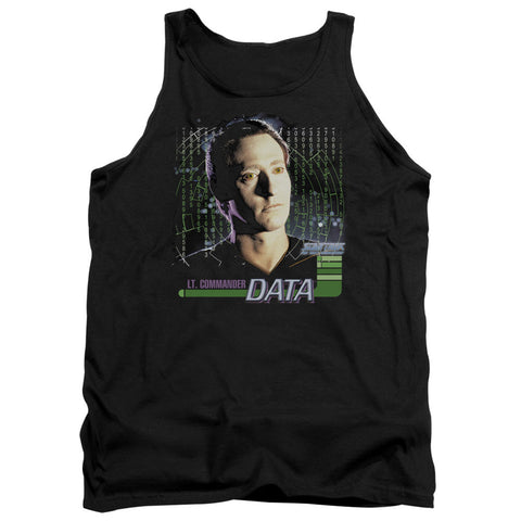 Star Trek/data - Adult Tank - Black