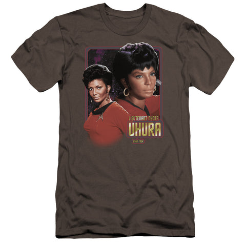 Star Trek/lieutenant Uhura-premuim Canvas Adult Slim Fit 30/1-charcoal