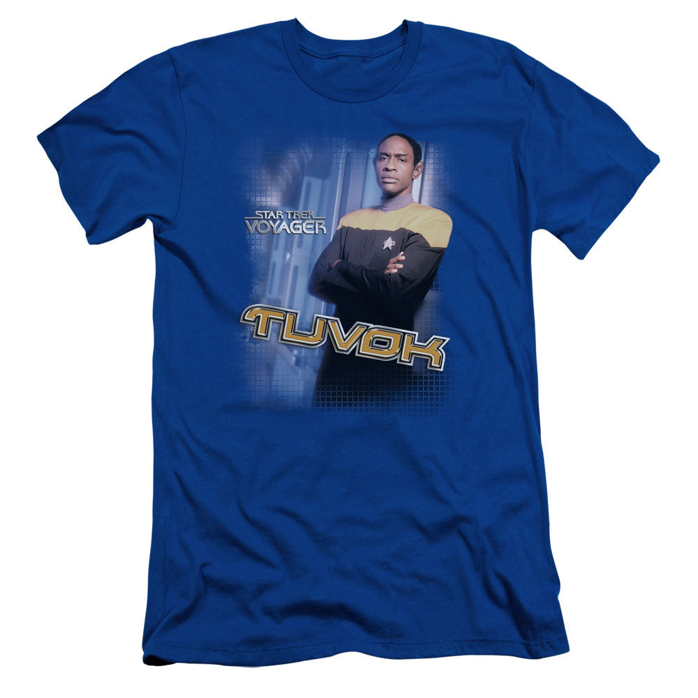 Star Trek/tuvok-s/s Adult 30/1-royal Blue