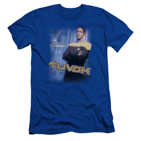 Star Trek/tuvok-s/s Adult 30/1-royal Blue