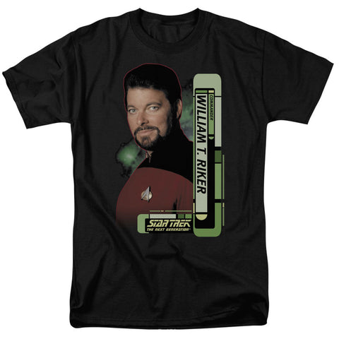 Star Trek/riker-s/s Adult 18/1-black