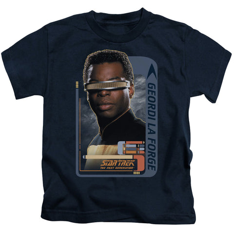 Star Trek/geordi Laforge - S/s Juvenile 18/1 - Navy