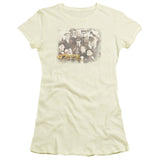 Juniors Sheer Cap Sleeve