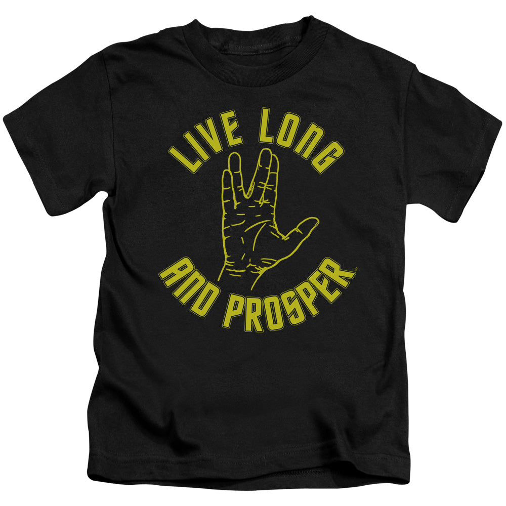Star Trek/live Long Hand-s/s Juvenile 18/1-black