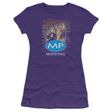 Juniors Sheer Cap Sleeve