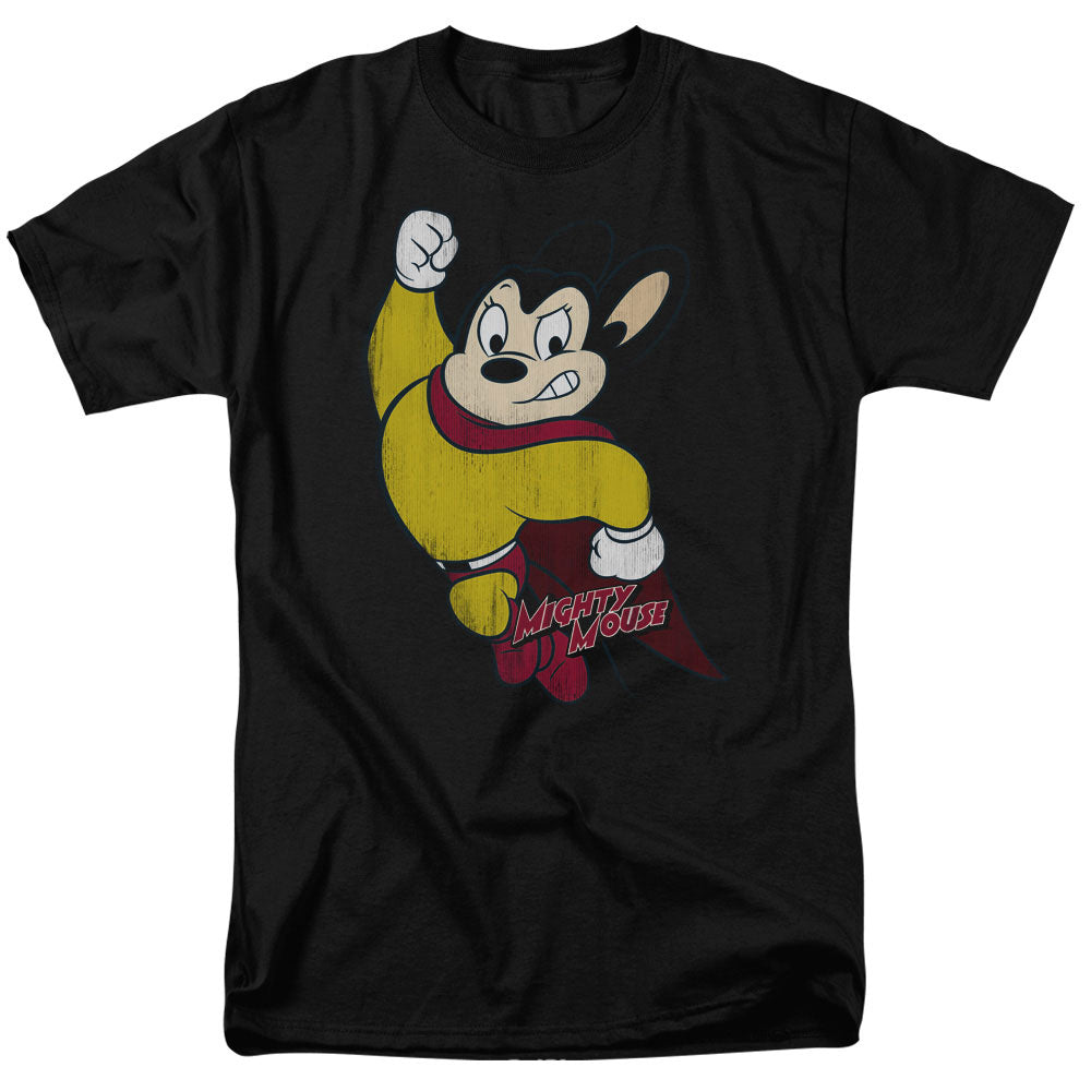 Mighty Mouse/classic Hero - S/s Adult 18/1 - Black