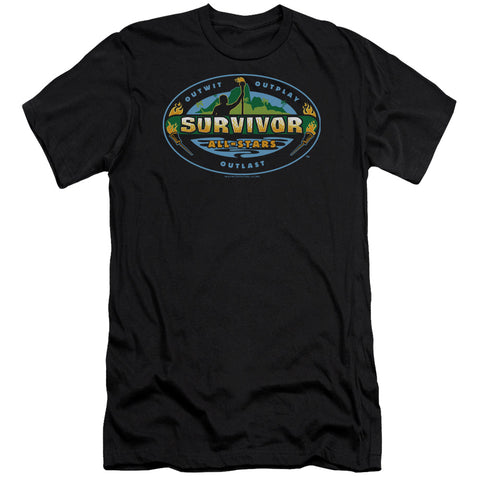 Survivor/all Stars-premuim Canvas Adult Slim Fit 30/1-black