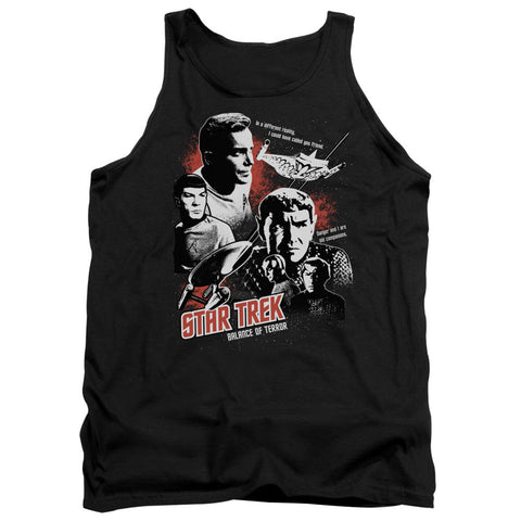 Star Trek/balance Of Terror - Adult Tank - Black