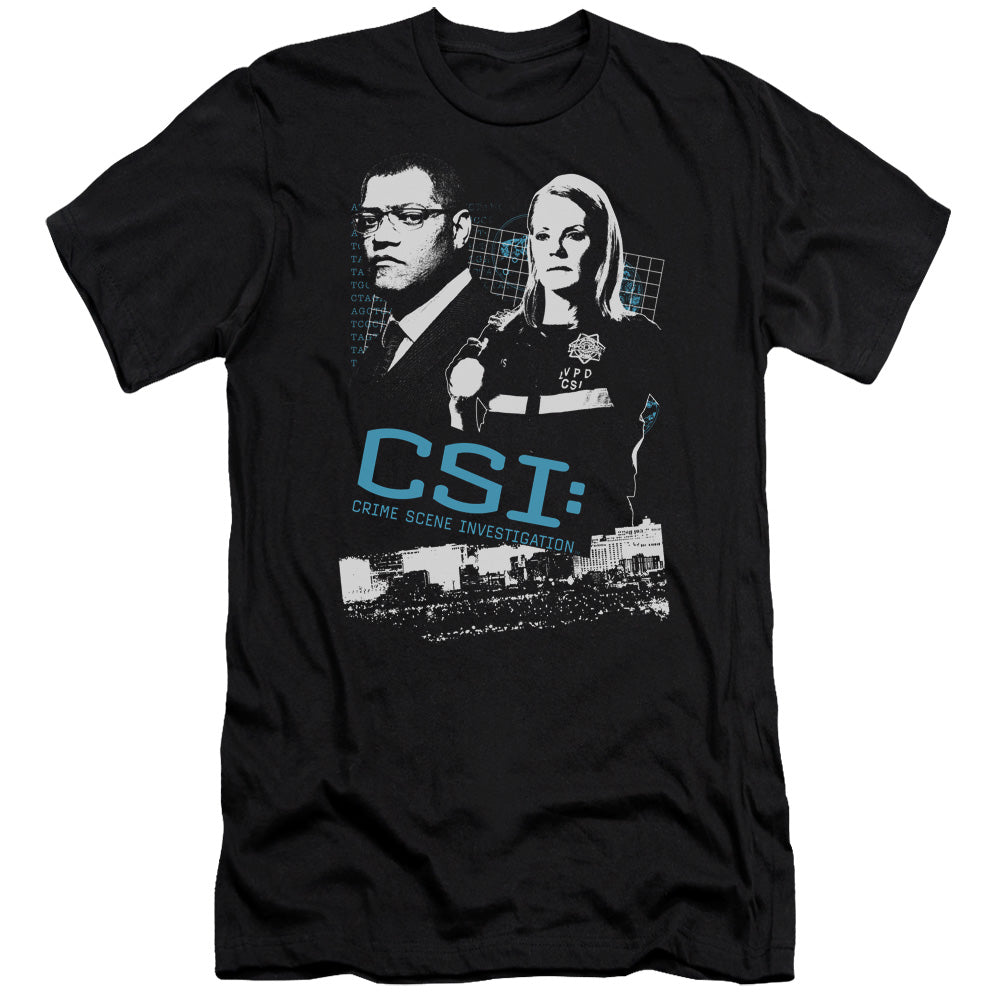 Csi/investigate This-premuim Canvas Adult Slim Fit 30/1-black