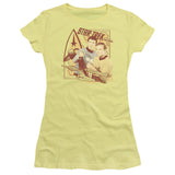 Juniors Sheer Cap Sleeve