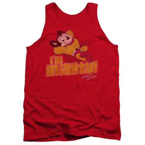 Mighty Mouse/im Mighty - Adult Tank - Red