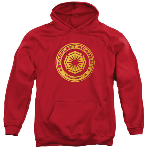 Star Trek/engineering-adult Pull-over Hoodie-red