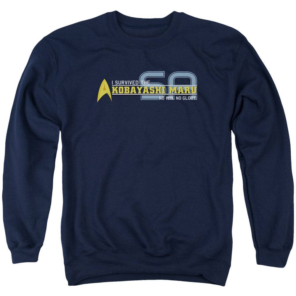 Star Trek/i Survived - Adult Crewneck Sweatshirt - Navy