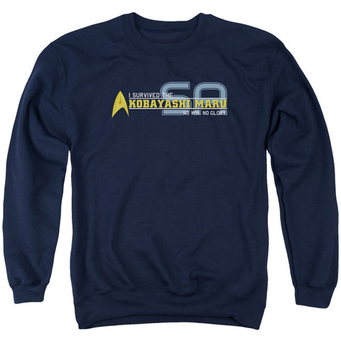 Star Trek/i Survived - Adult Crewneck Sweatshirt - Navy