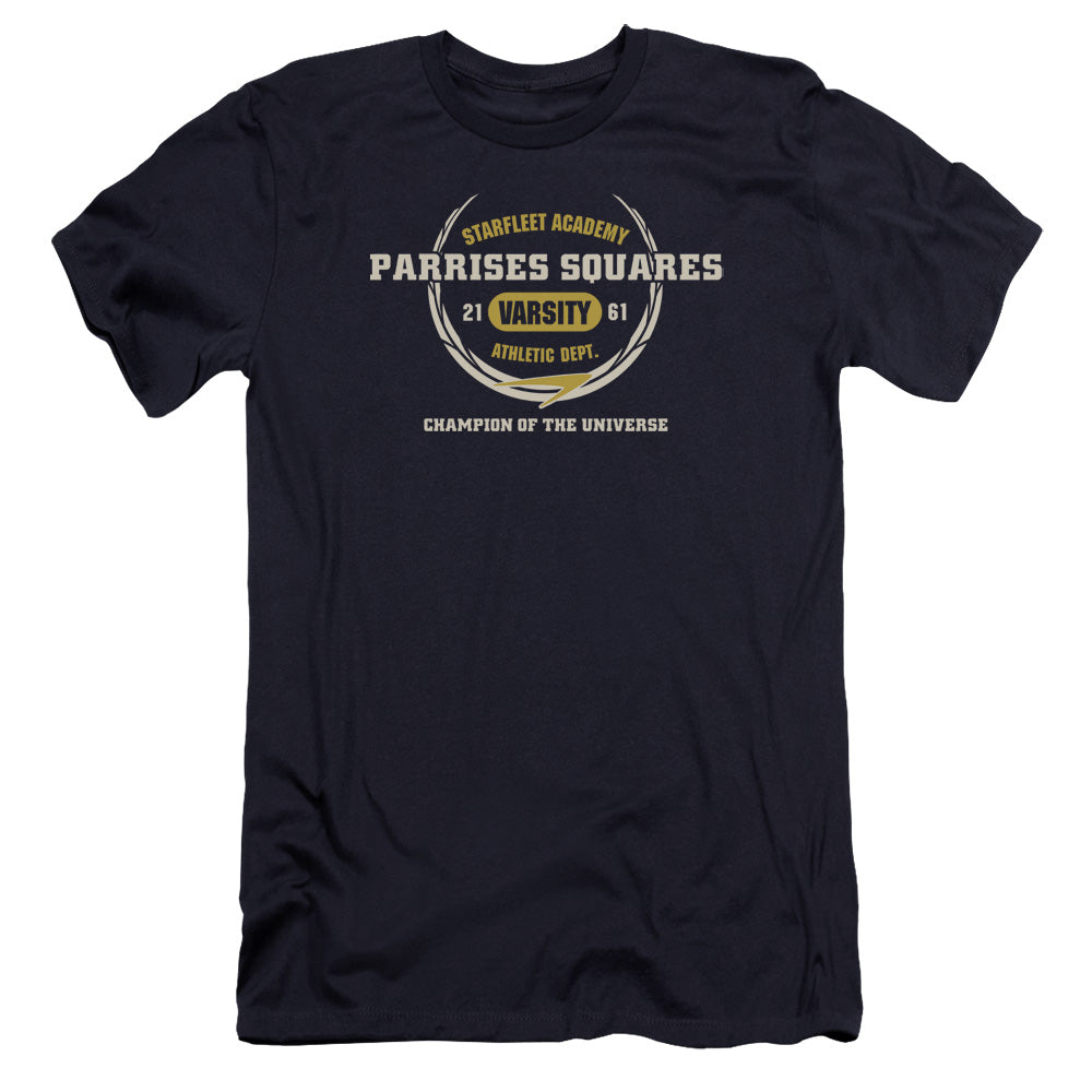 Star Trek/parrises Squares-premuim Canvas Adult Slim Fit 30/1-navy