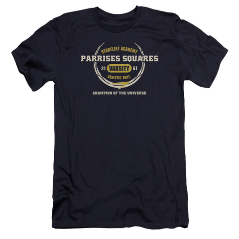 Star Trek/parrises Squares-premuim Canvas Adult Slim Fit 30/1-navy