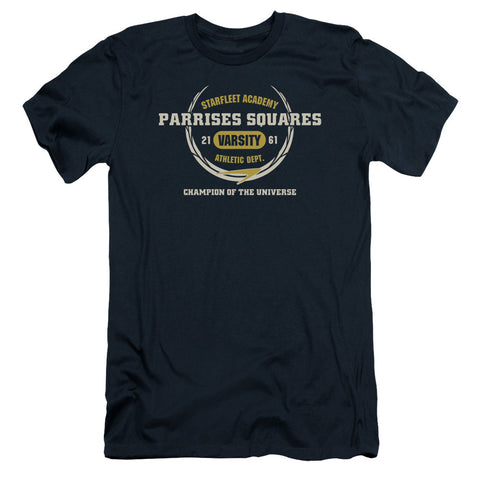 Star Trek/parrises Squares-s/s Adult 30/1-navy