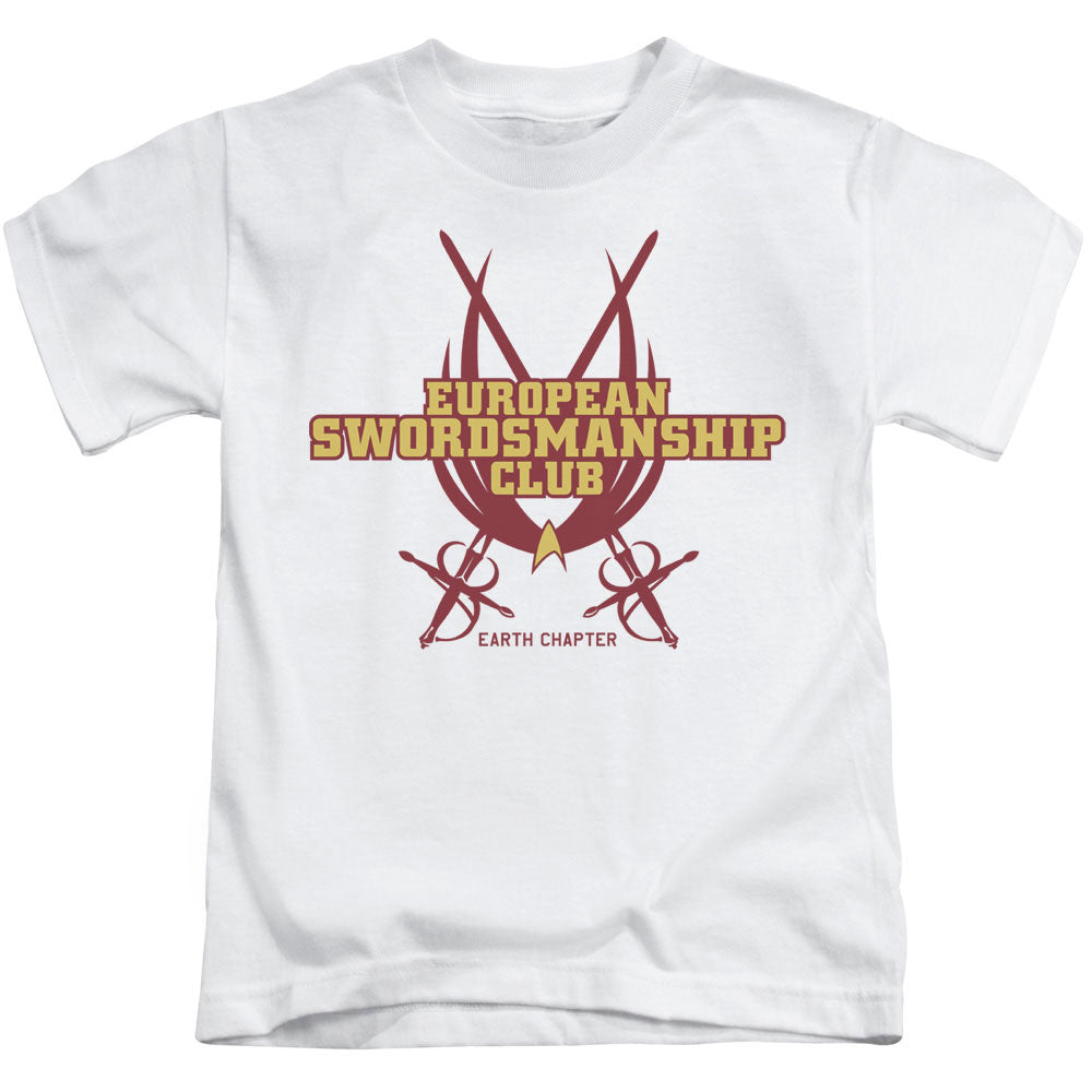 Star Trek/swordsmanship Club - S/s Juvenile 18/1 - White