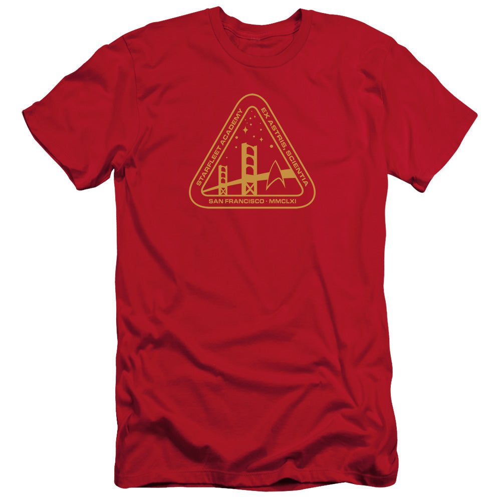 Star Trek/gold Academy-premuim Canvas Adult Slim Fit 30/1-red