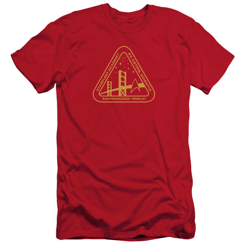 Star Trek/gold Academy-premuim Canvas Adult Slim Fit 30/1-red
