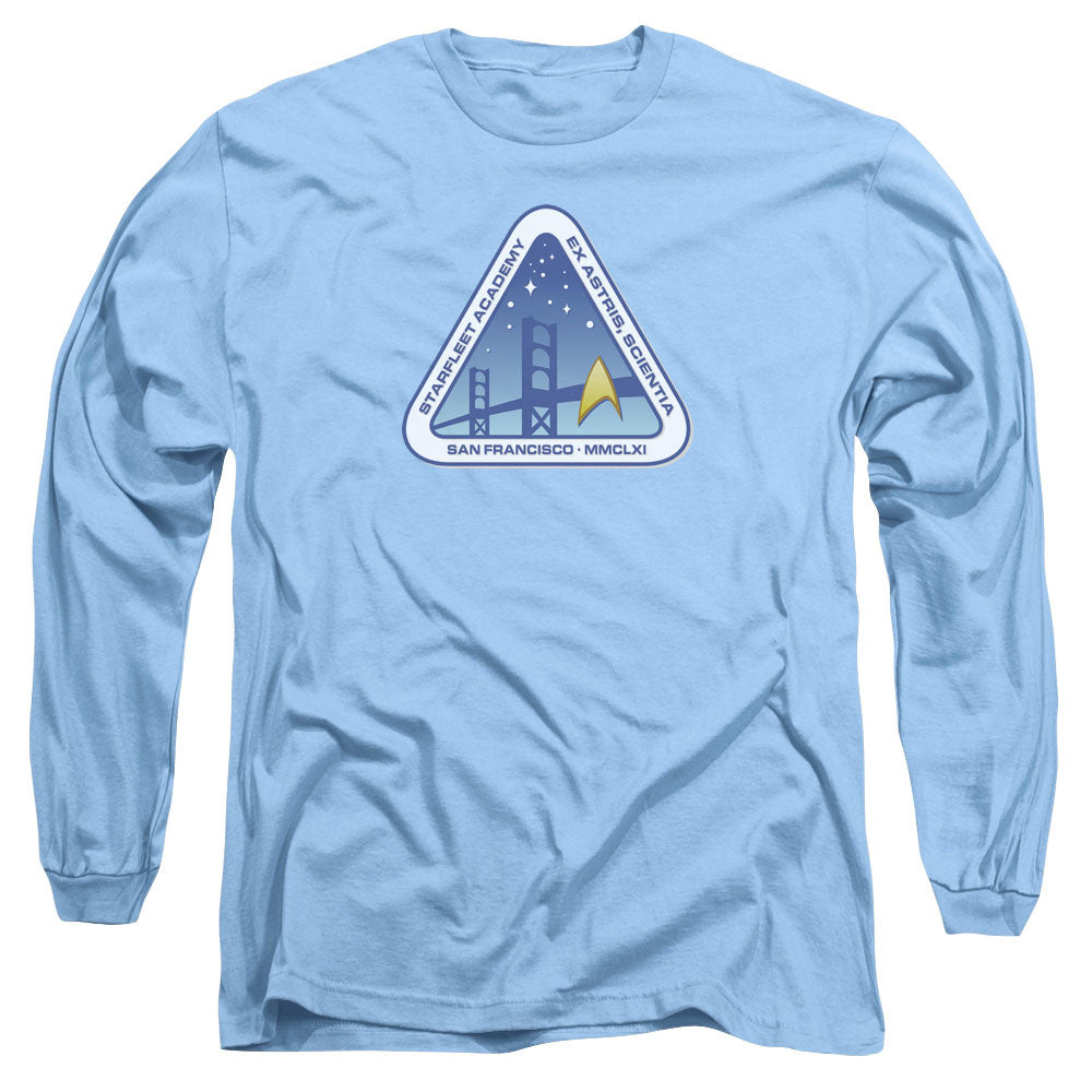 Star Trek/color Logo-l/s Adult 18/1-carolina Blue