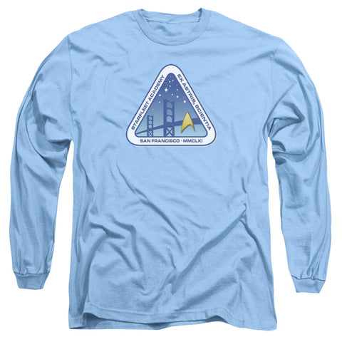 Star Trek/color Logo-l/s Adult 18/1-carolina Blue