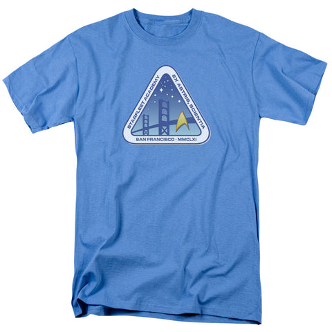 Star Trek/color Logo - S/s Adult 18/1 - Carolina Blue