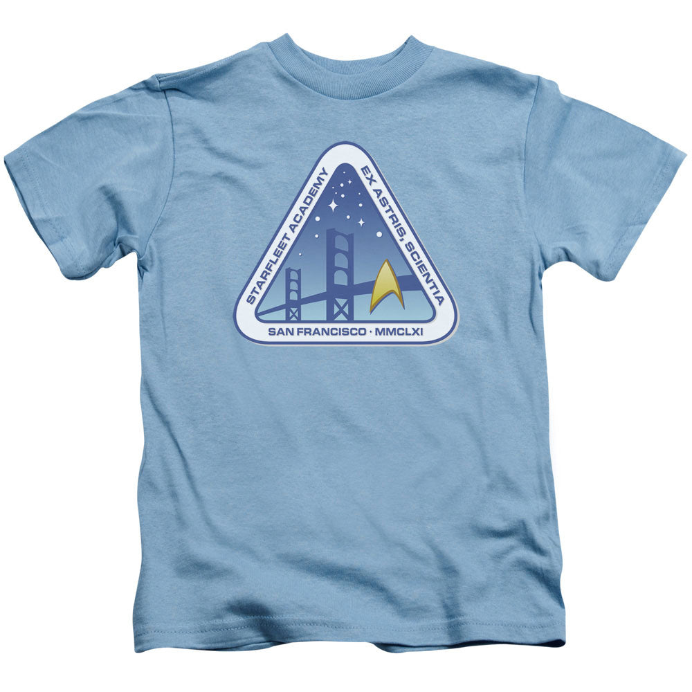 Star Trek/color Logo - S/s Juvenile 18/1 - Carolina Blue