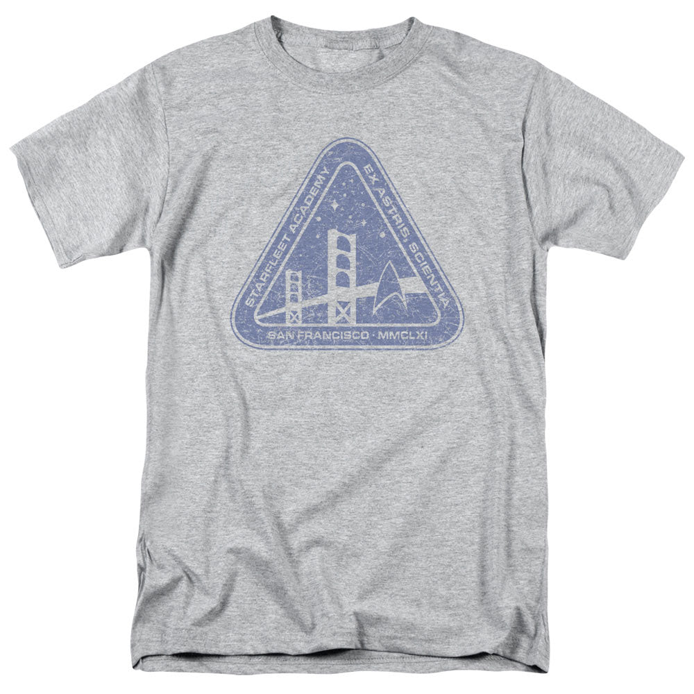 Star Trek/distressed Logo-s/s Adult 18/1 - Athletic Heather