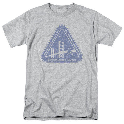 Star Trek/distressed Logo-s/s Adult 18/1 - Athletic Heather