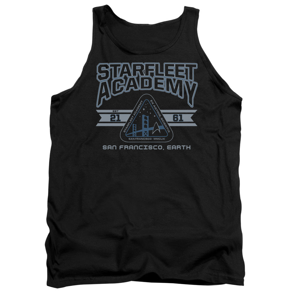 Star Trek/starfleet Academy Earth-adult Tank-black