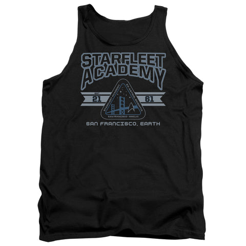 Star Trek/starfleet Academy Earth-adult Tank-black
