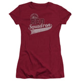 Juniors Sheer Cap Sleeve