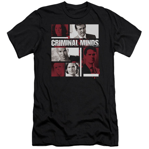 Criminal Minds/character Boxes-premuim Canvas Adult Slim Fit 30/1-black