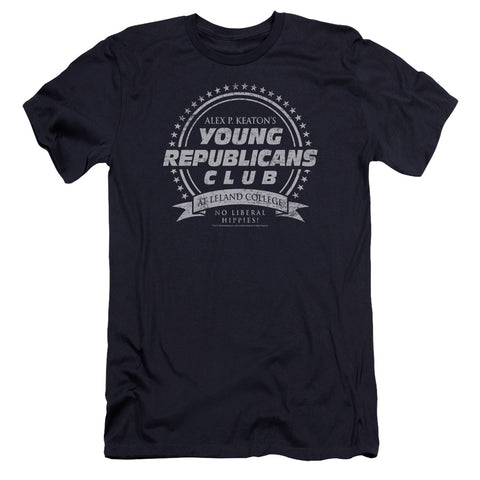 Family Ties/young Republicans Club-premuim Canvas Adult Slim Fit 30/1-navy