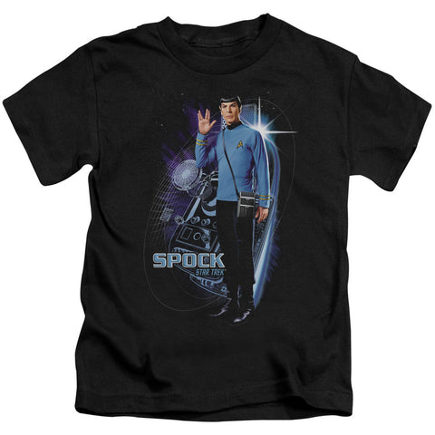 Star Trek/galactic Spock - S/s Juvenile 18/1 - Black