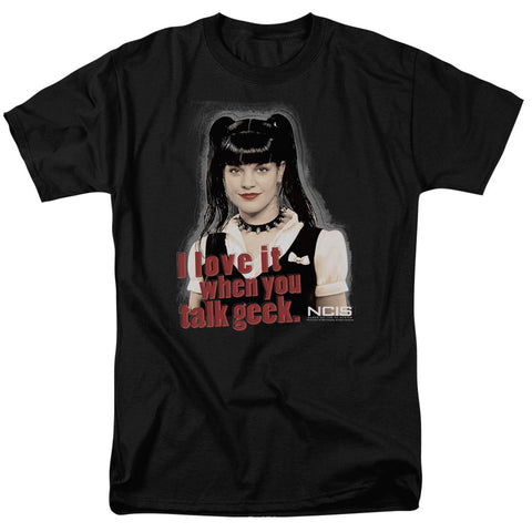 Ncis/geek Talk - S/s Adult 18/1 - Black