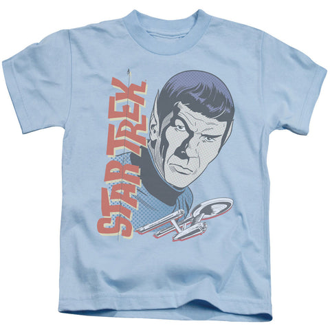 Star Trek/vintage Spock - S/s Juvenile 18/1 - Light Blue