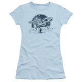 Juniors Sheer Cap Sleeve