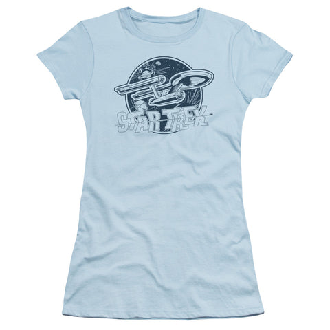 Juniors Sheer Cap Sleeve